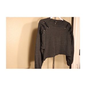 Forever 21 long sleeve crop top
